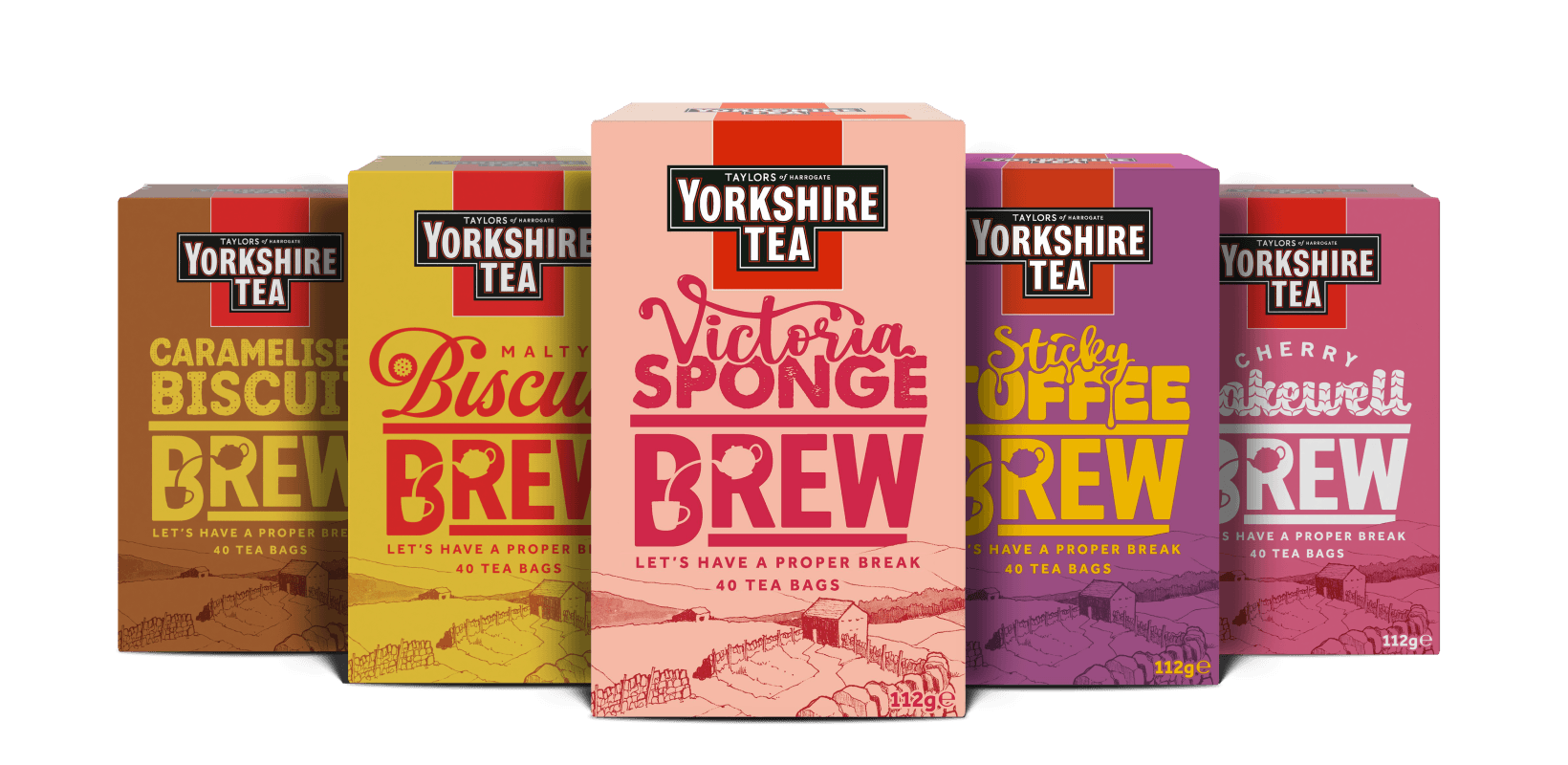 YORKSHIRE TEA  FLAVOURED BLACK TEAS